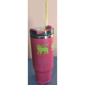 Stanley Tumbler 40 oz Reverb Vivid Violet Tumbler Flowstate Quencher Pink READ